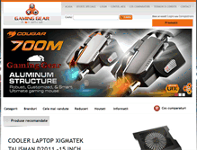 Tablet Screenshot of gaminggear.ro